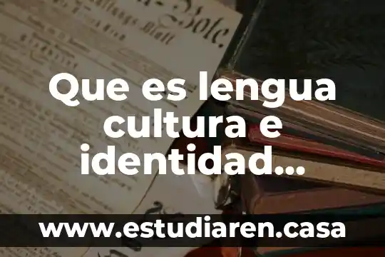Que es cultura para la paz 5 Que es lengua cultura e identidad indigena y el desarrollo