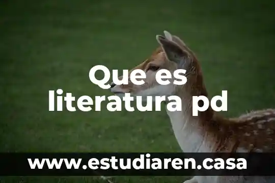 Qué es el mundo representado en la literatura 5 Que es literatura pd