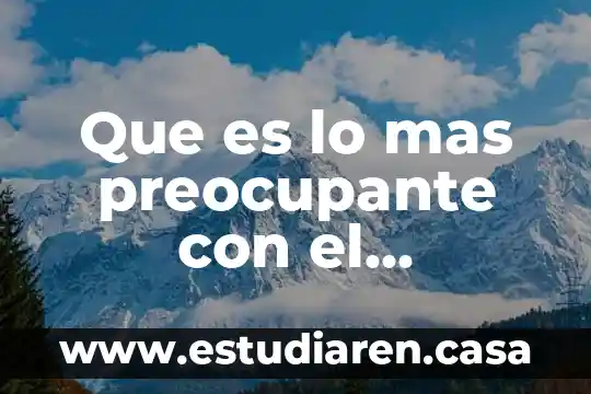 Que es lo mas preocupante con el consumo de las drogas