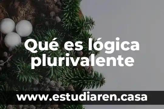 Qué es lógica plurivalente