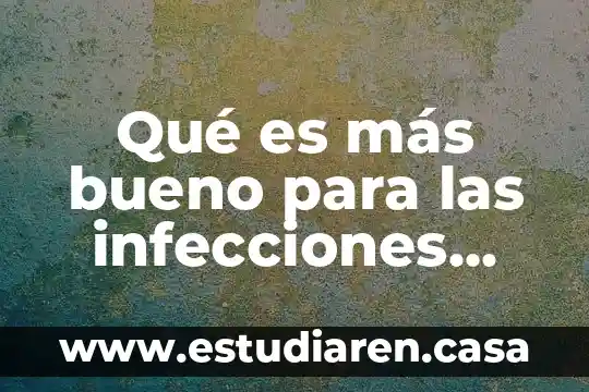 Que es lo mas delicioso del mundo 8 Qué es más bueno para las infecciones vaginales