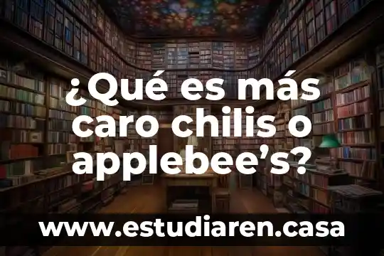 ¿Qué es más caro la madera o la tablaroca? 8 ¿Qué es más caro chilis o applebee’s?