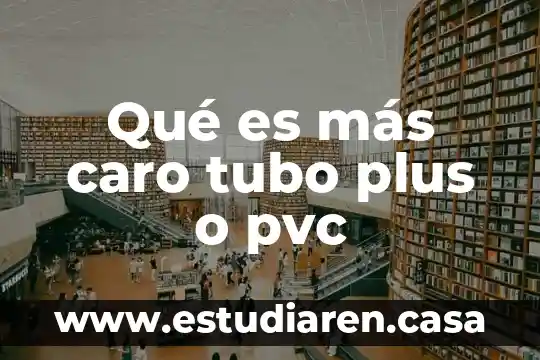 Que es el tubo pitot yahoo 6 Qué es más caro tubo plus o pvc