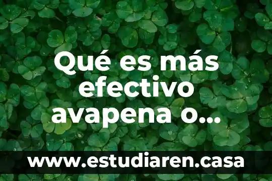 Qué es más efectivo avapena o hidrocortisona 14 Qué es más efectivo avapena o hidrocortisona