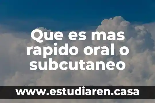 Qué es más rápido USB o SATA 7 Que es mas rapido oral o subcutaneo