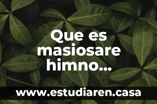 Que es hórrido en el himno nacional 7 Que es masiosare himno mexicano
