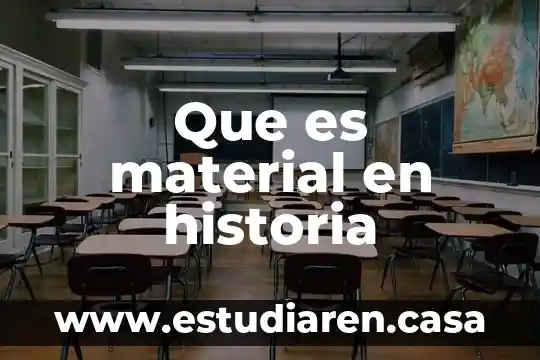 Qué es in material aislante 4 Que es material en historia