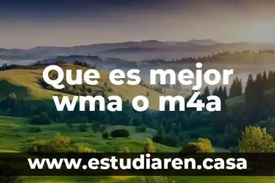 Cosas en las que es mejor México que China 3 Que es mejor wma o m4a