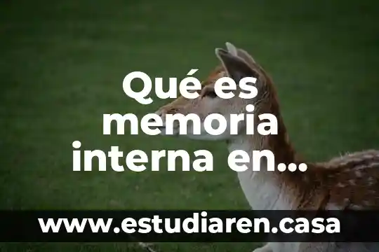 Que es fecundacion interna y fecundacion externa en plantas 5 Qué es memoria interna en informática