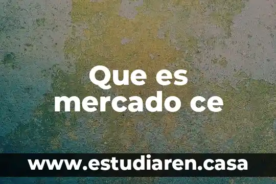 Qué es CE en los productos 6 Que es mercado ce