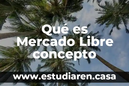 Qué es Mercado Libre concepto