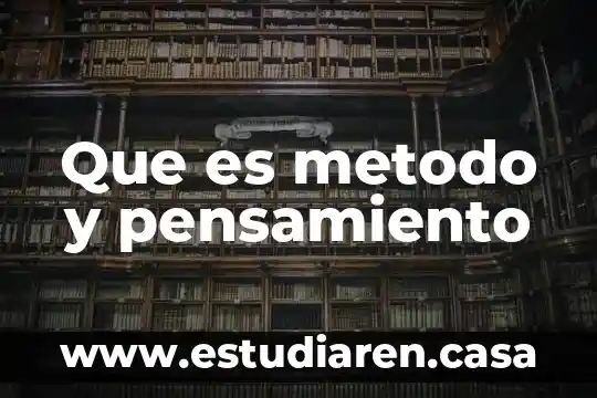 Que es la inteligencia en el proceso del pensamiento creativo 3 Que es metodo y pensamiento