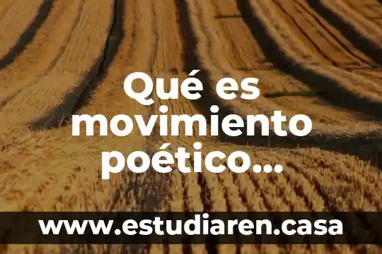 Que es ensayo poetico 3 Qué es movimiento poético contemporáneo