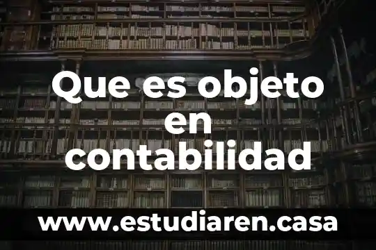 Que es objeto circunstancial y algunos ejemplos 8 Que es objeto en contabilidad