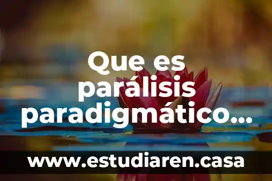 Que es parálisis paradigmático libro allrais