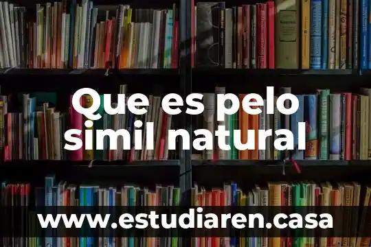 Que es bueno para lo maltratado del pelo 5 Que es pelo simil natural