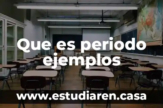 Que es periodo de enfermedad 6 Que es periodo ejemplos