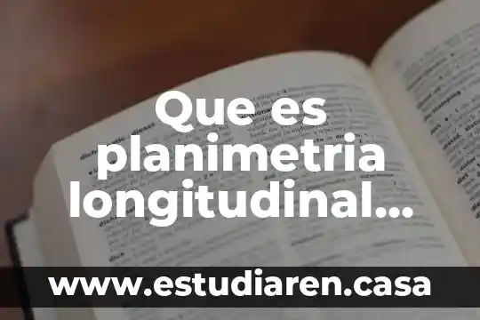 Que es un medio intreno 6 Que es planimetria longitudinal medio