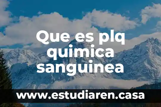 Qué es cubr2 en química 6 Que es plq quimica sanguinea