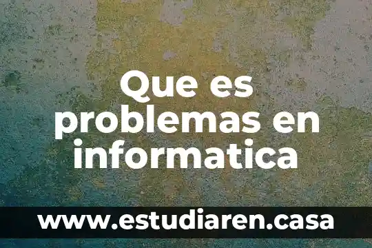 Que es un enlace informatica creador 3 Que es problemas en informatica