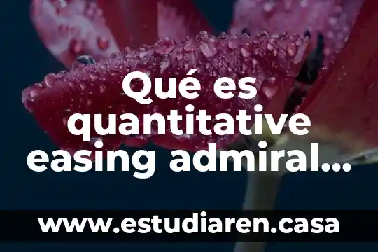 Qué es quantitative easing admiral market