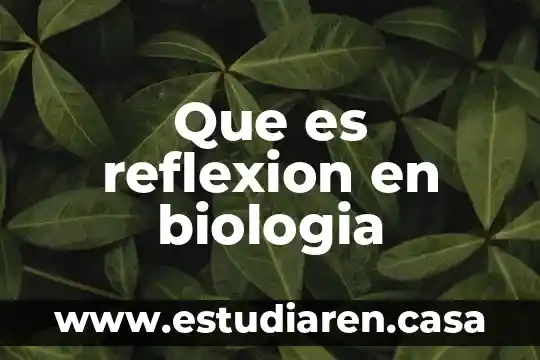 Que es la inmunidad biologia 5 Que es reflexion en biologia