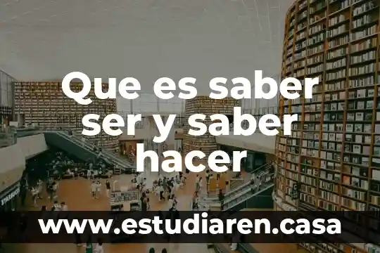 Por que es importante hacer un huerto urbano 4 Que es saber ser y saber hacer