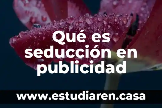 Qué es seducción en publicidad
