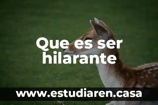 Que es ser chaser 6 Que es ser hilarante