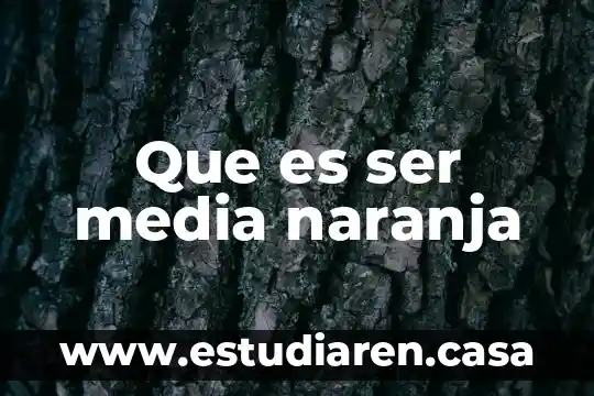 Que es laminilla media en biologia 6 Que es ser media naranja