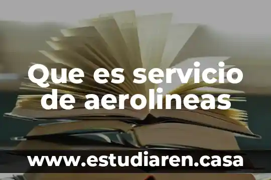Que es comunicacion empresarial en el servicio al cliente 4 Que es servicio de aerolineas