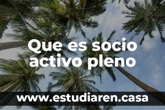 Qué es el ribosoma activo 8 Que es socio activo pleno