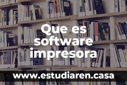 Qué es la unidad de fusor de impresora 7 Que es software impresora