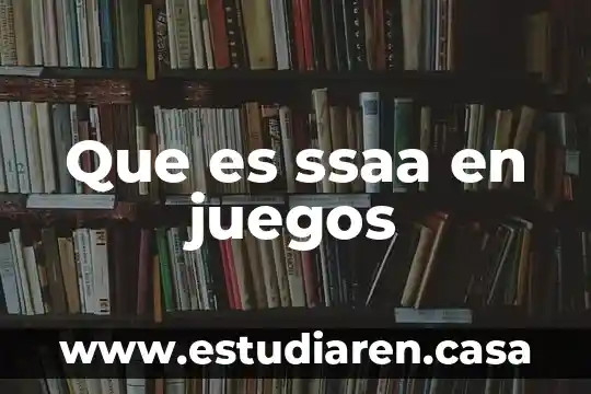 Que es juegos de cancha dividida 7 Que es ssaa en juegos