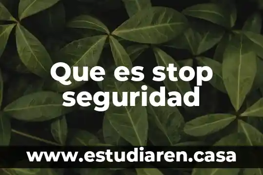 Que es dtc en comunicaciones 8 Que es stop seguridad