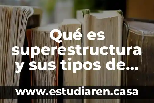 Acta de cambio de nombre que es 6 Qué es superestructura y sus tipos de cambio
