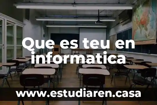 Que es un enlace informatica creador 6 Que es teu en informatica