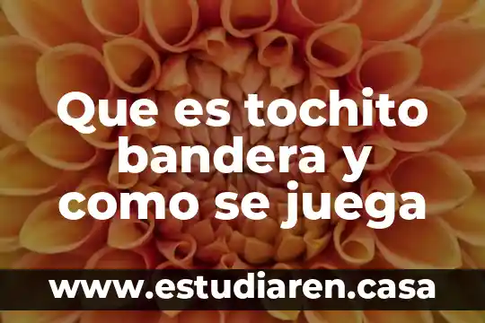 Qué es el juego denominado tochito bandera 3 Que es tochito bandera y como se juega