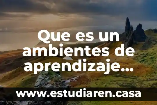 Que es la gestion de ambientes democraticos 3 Que es un ambientes de aprendizaje segun duarte