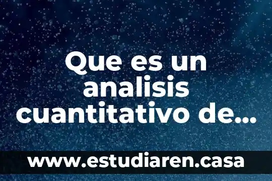 Que es la solicitud de informe en una demanda 4 Que es un analisis cuantitativo de la demanda