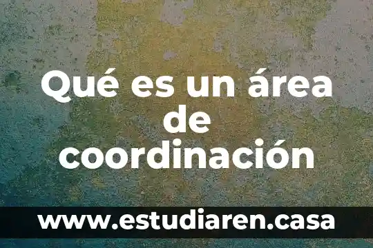 Que es una area tributaria losa 6 Qué es un área de coordinación