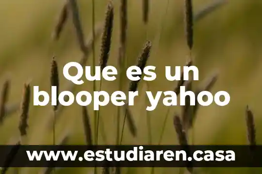 Que es el kerigma yahoo 8 Que es un blooper yahoo