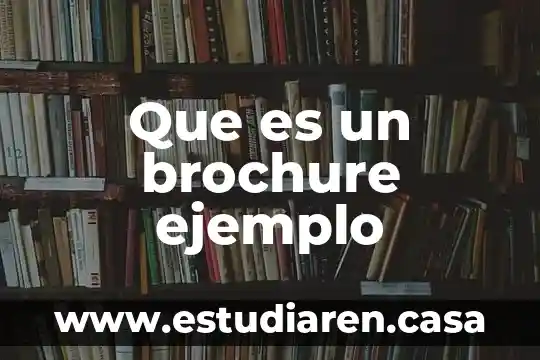 Que es hemerografia ejemplo 3 Que es un brochure ejemplo