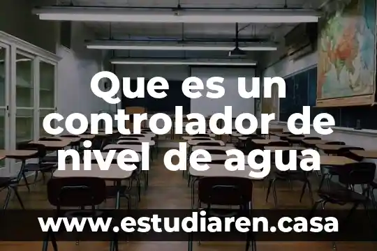 Que es un controlador de nivel de agua