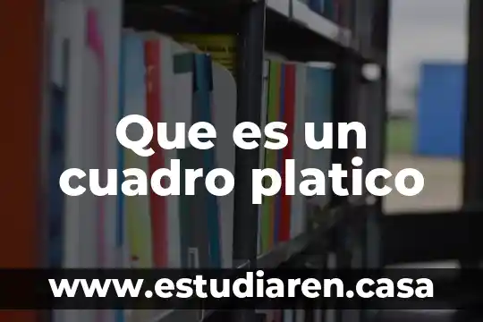 Qué es un cuadro coinomático 4 Que es un cuadro platico