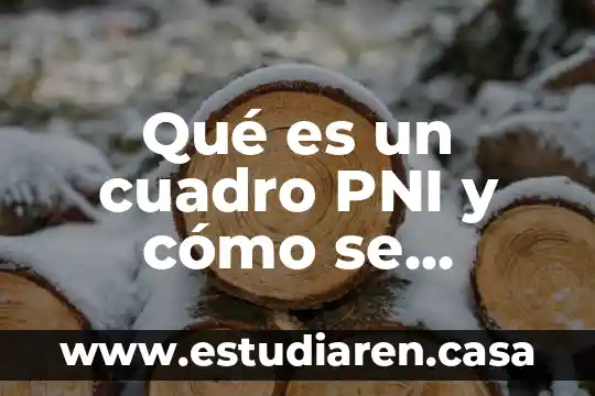 Qué es un cuadro coinomático 3 Qué es un cuadro PNI y cómo se elabora