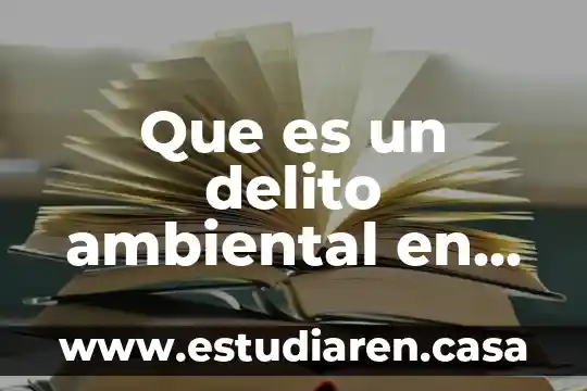 Que es legislacion educativa ecuador 4 Que es un delito ambiental en ecuador