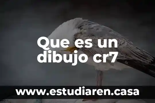 Que es un dibujo cr7
