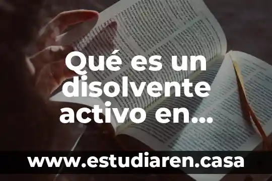 Diclorometano por qué es un disolvente orgánico 3 Qué es un disolvente activo en química orgánica