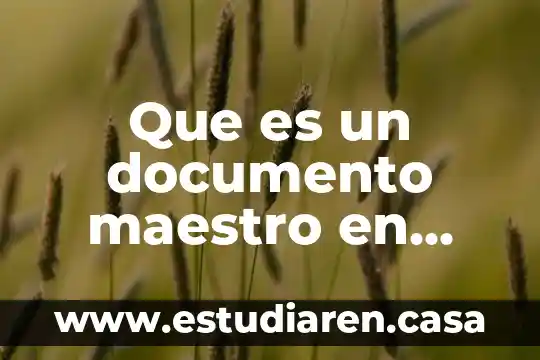 Archivos ocr que es 8 Que es un documento maestro en word archivos